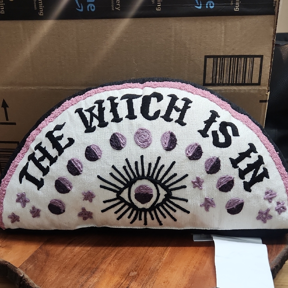 Kohl's Purple Witch Slice Pillow